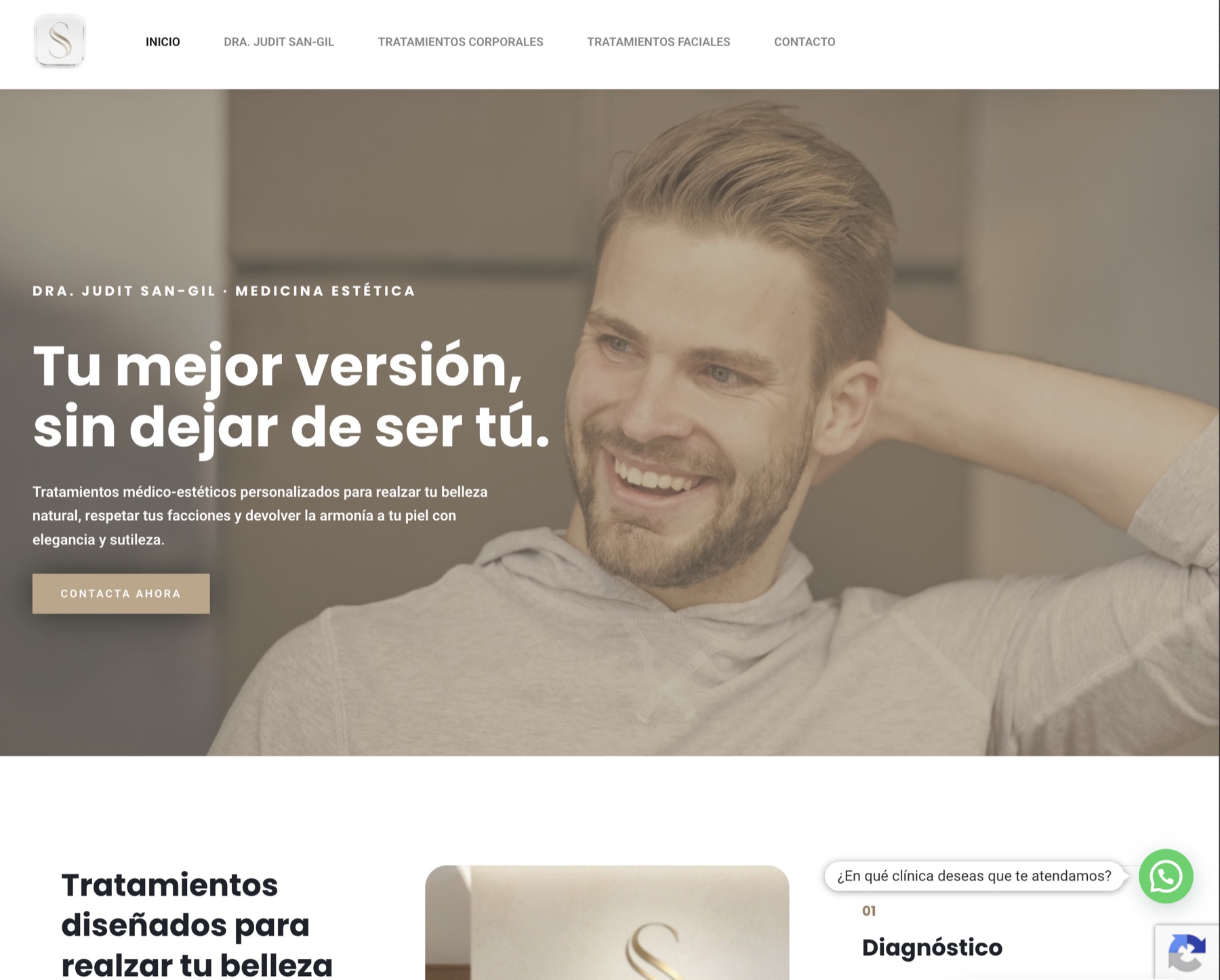 Web de Dra. Judit San Gil — versión ordenador
